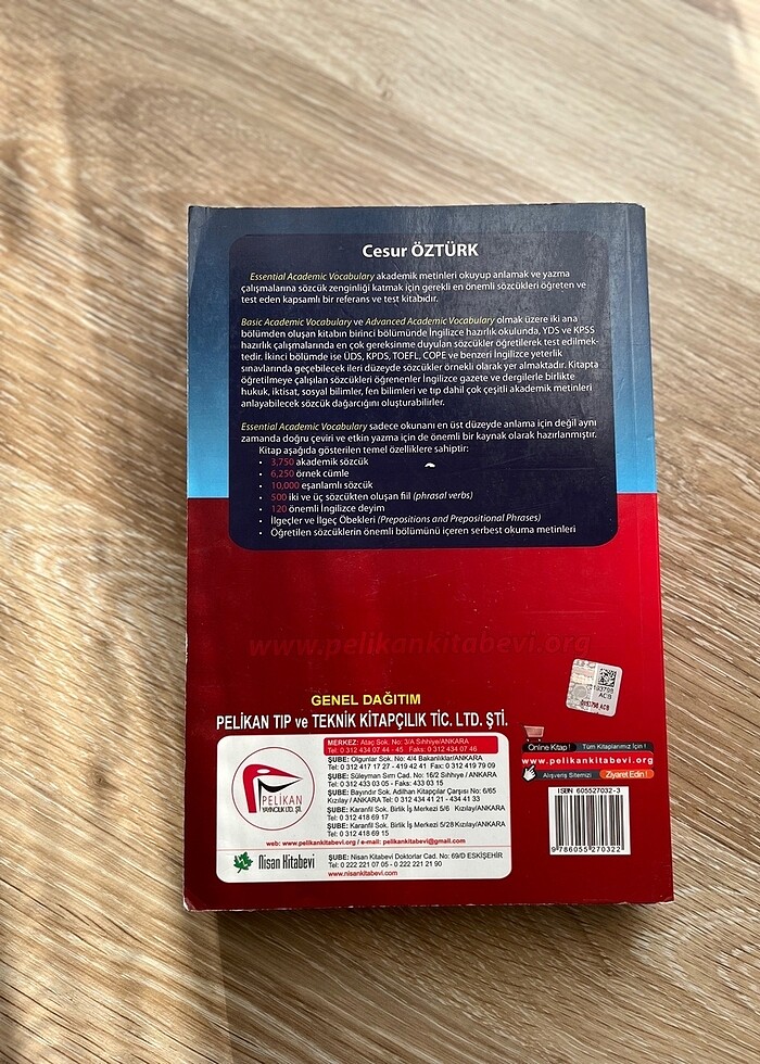Essential Academic Vocabulary ? Cesur Öztürk (Pelikan Yayınları) - Görsel 3
