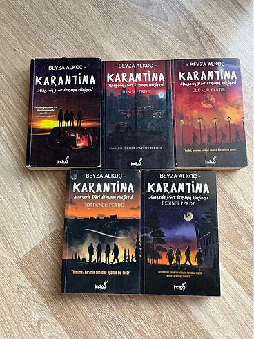 Beyza Alkoç ? Karantina Serisi 5 Kitap (Tam Set, Temiz) -indigo 