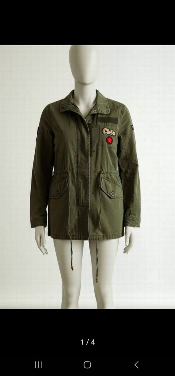 Bershka Haki Yeşil Ceket - Görsel 4