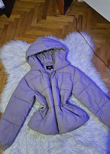 Mavi Kadın Kışlık Şişme Mont - Görsel 4