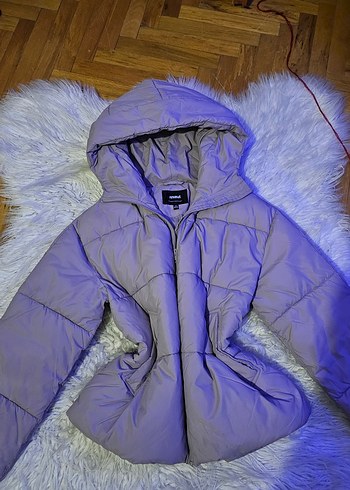 Mavi Kadın Kışlık Şişme Mont - Görsel 5