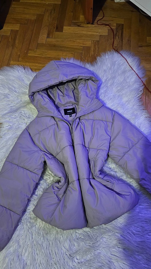 Mavi Kadın Kışlık Şişme Mont - Görsel 2