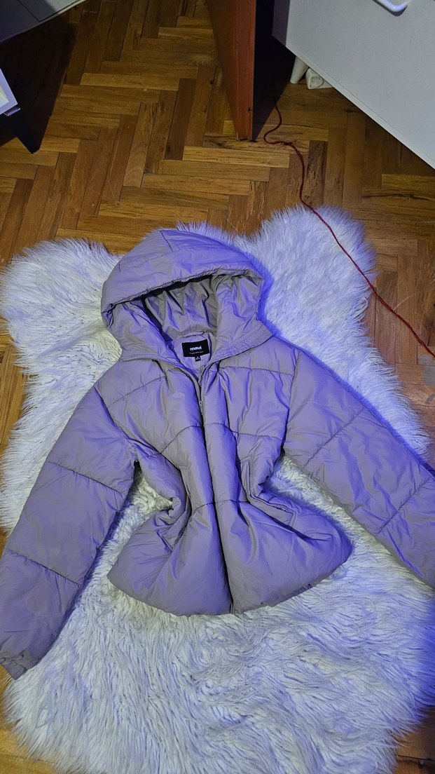 Mavi Kadın Kışlık Şişme Mont - Görsel 4