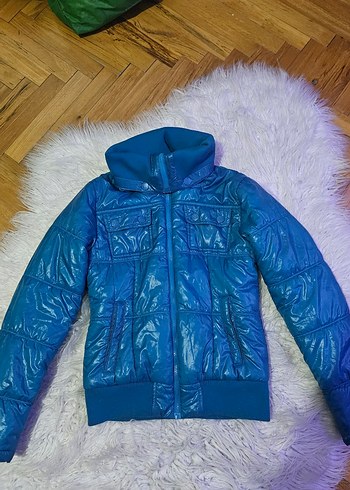 Colin's Mavi Şişme Mont - Görsel 3