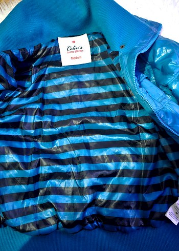 Colin's Mavi Şişme Mont - Görsel 4