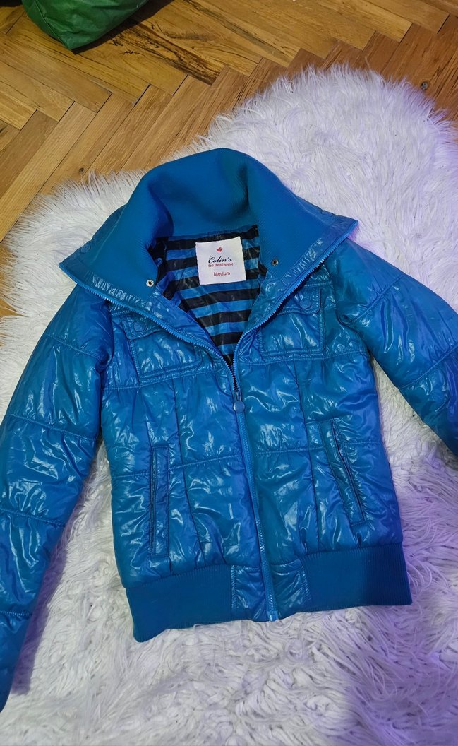 Colin's Mavi Şişme Mont - Görsel 2