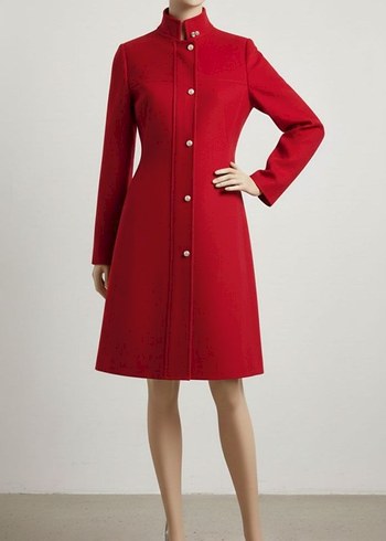 Kadın Kaşe Kaban - Görsel 2