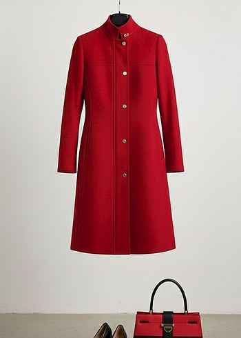 Kadın Kaşe Kaban - Görsel 3