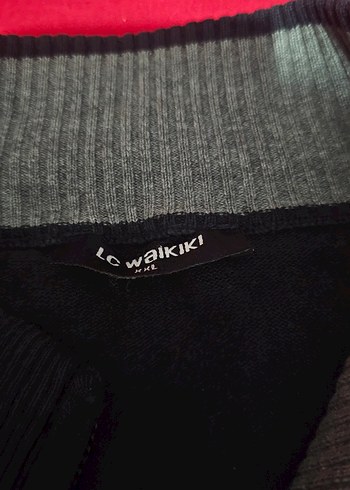 xl Beden siyah Renk Fermuarlı Koyu Lacivert Erkek Polar Sweatshirt Hırka