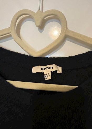 Lacivert Yün Kadın Uzun Kollu Kazak - Görsel 2