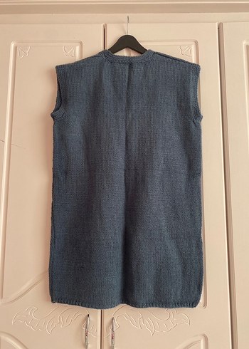 Kadın El Örgüsü Triko Süveter - Görsel 5