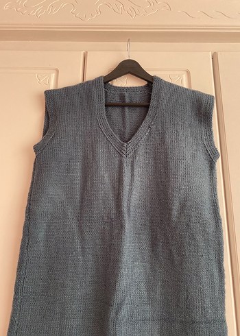 Kadın El Örgüsü Triko Süveter - Görsel 4