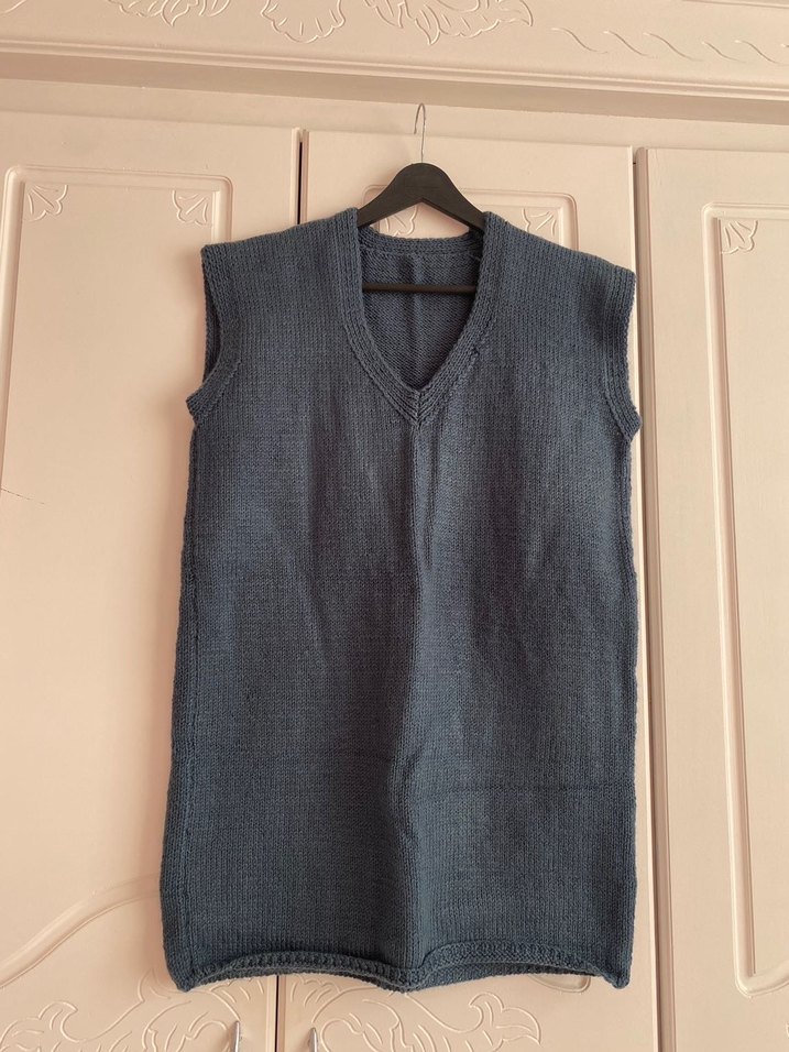 Kadın El Örgüsü Triko Süveter - Görsel 2