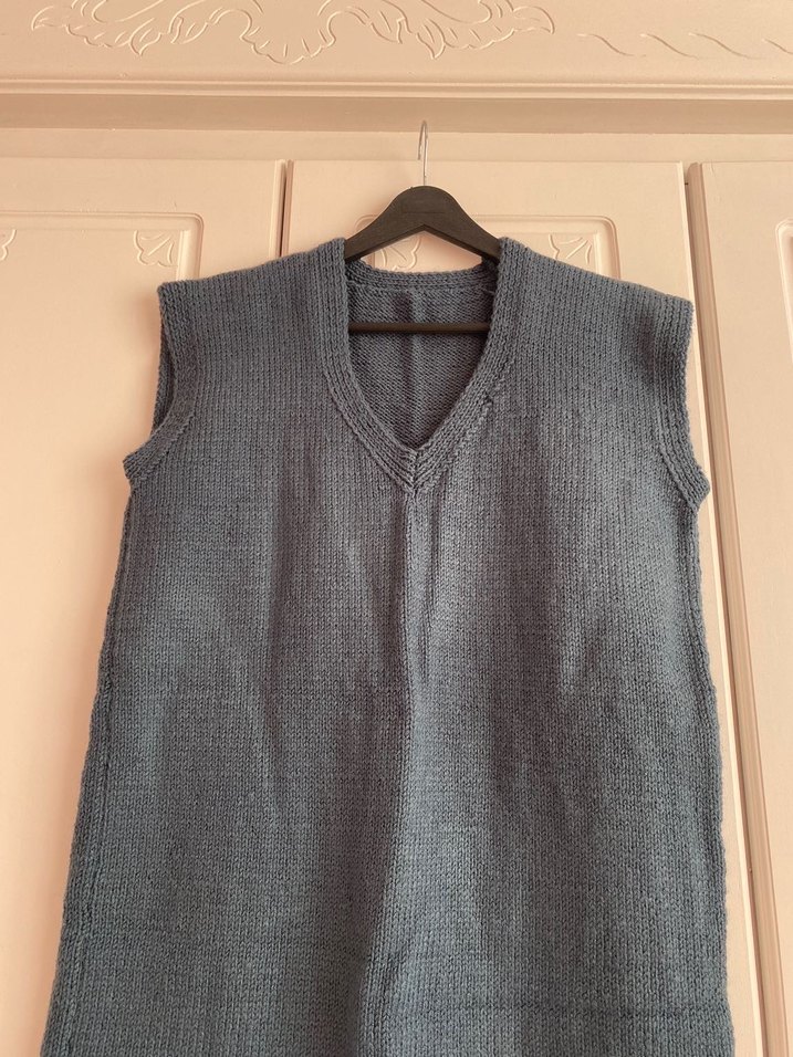 Kadın El Örgüsü Triko Süveter - Görsel 4