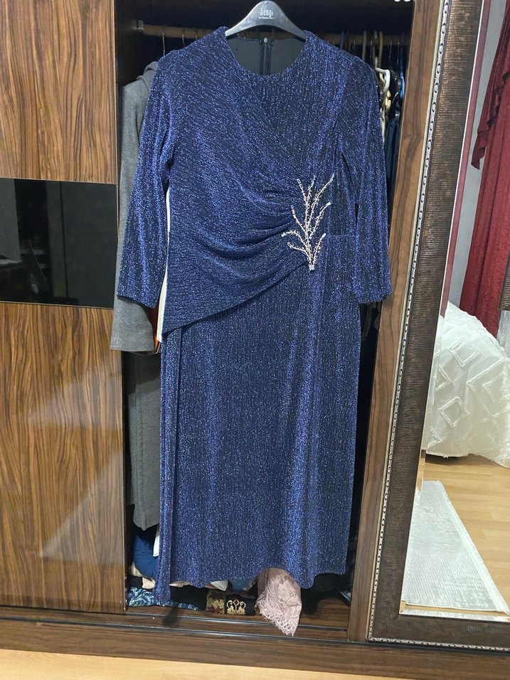 Kadın Tesettür Abiye Elbise - Görsel 4