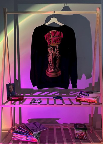 m Beden The World Is Yours Scarface Sweatshirt