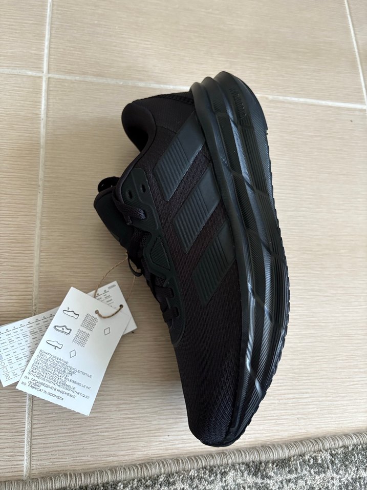 Siyah Adidas Galaxy 7 Erkek Koşu Ayakkabısı - Görsel 5