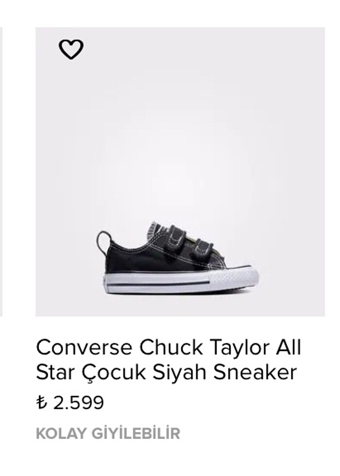 Orjinal converse çocuk bebek ayakkabısı 21 numara - Görsel 4