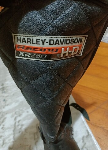 35 Beden siyah Renk Harley Davidson bot