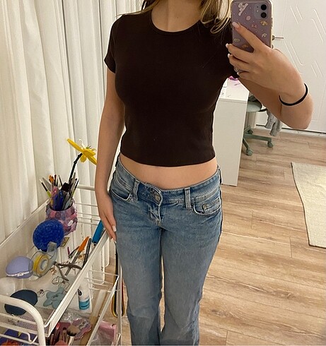H&M basic crop