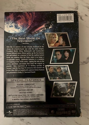 Battlestar Galactica Sezon 1 DVD Kutusu - Görsel 2