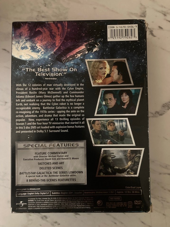 Battlestar Galactica Sezon 1 DVD Kutusu - Görsel 2