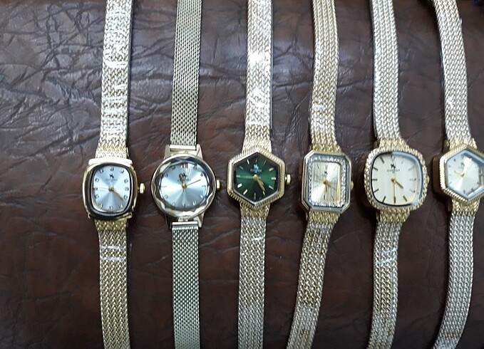 Gold Mini Vintage Çelik Kadın Kol Saati