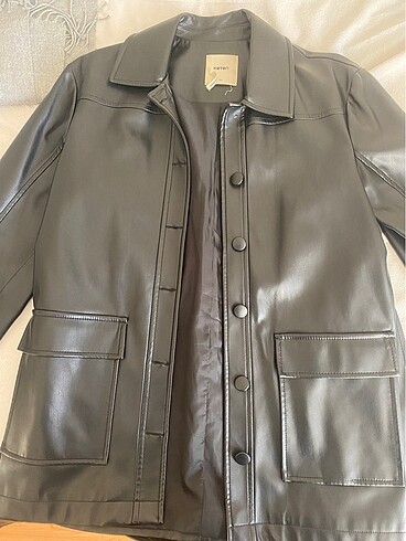 Koton deri blazer ceket