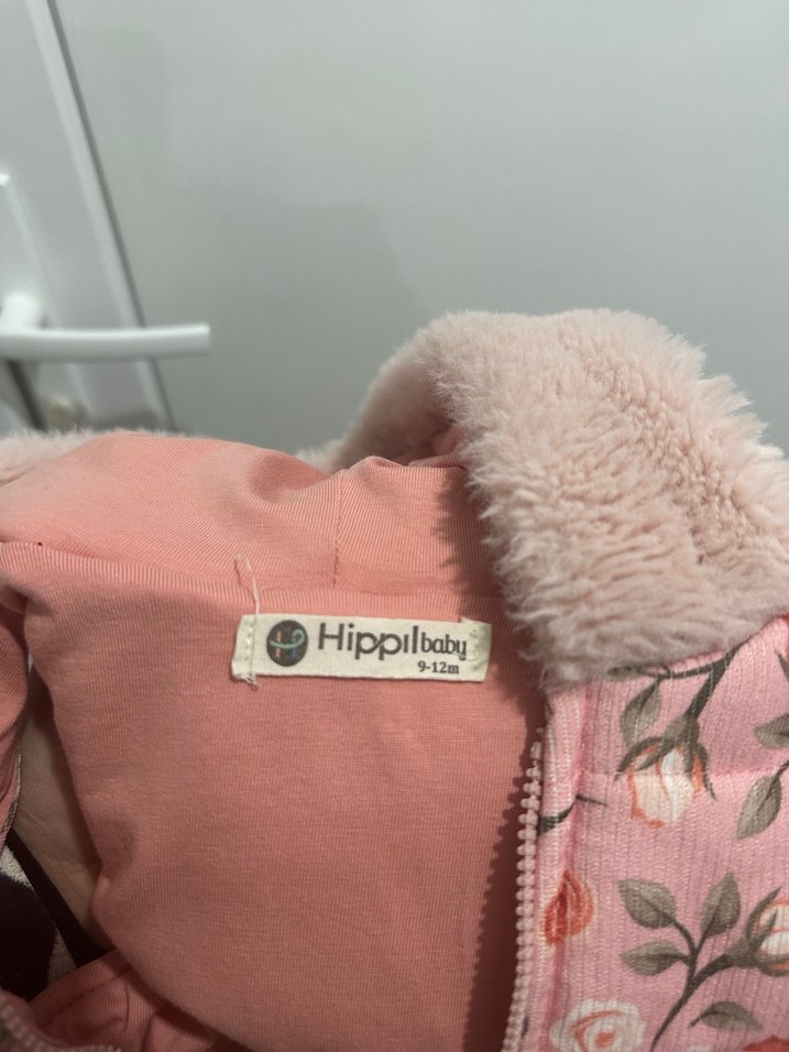 Nakışlı Pembe Kız Yeleği Kürklü - Görsel 3