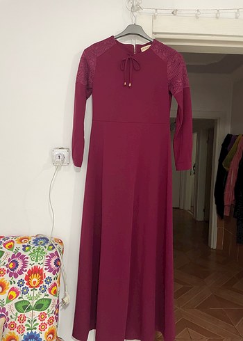 Trendyol & Milla Mor Uzun Kollu Kadın Elbise