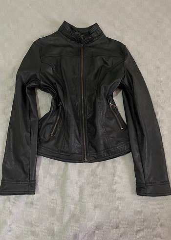 American Vintage Dik Yaka Vintage Baddie Deri Ceket