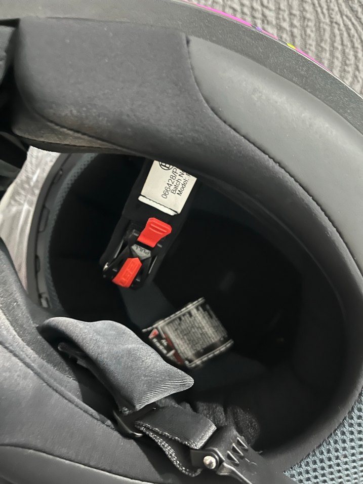 Mor Renkli Biker Motosiklet Kaskı - Görsel 5