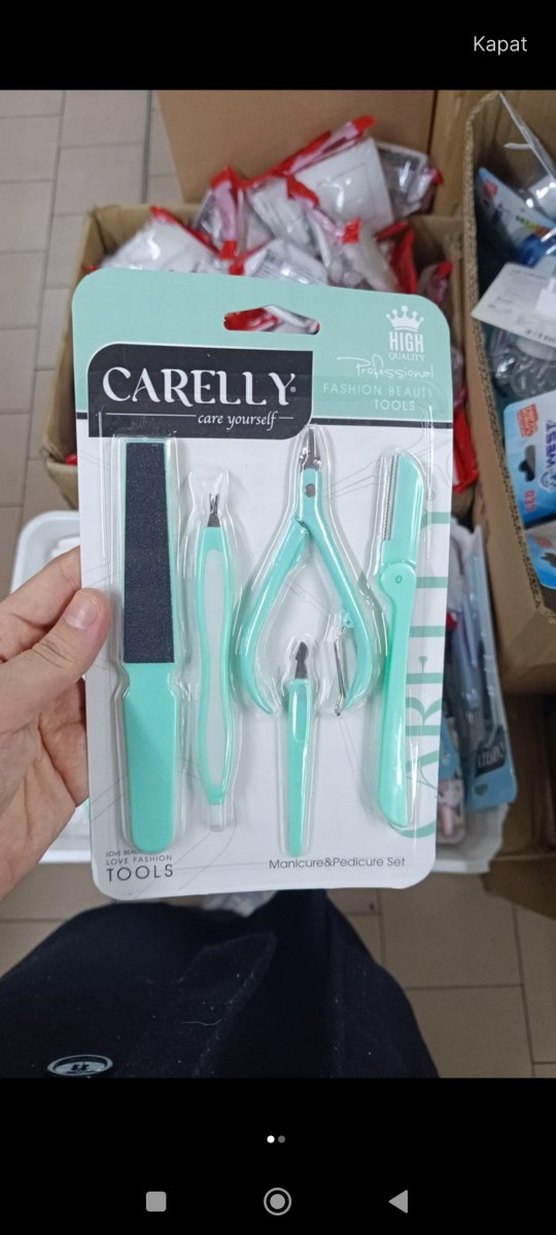 Renkli Manikür ve Pedikür Seti - Görsel 2