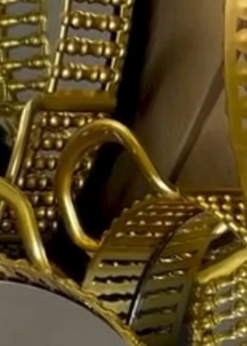 Altın Yılan Desenli 2'li Tepsi Seti - Görsel 3