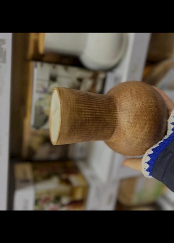 Beyaz Deniz Kabuğu Şeklinde Vazo - Görsel 3