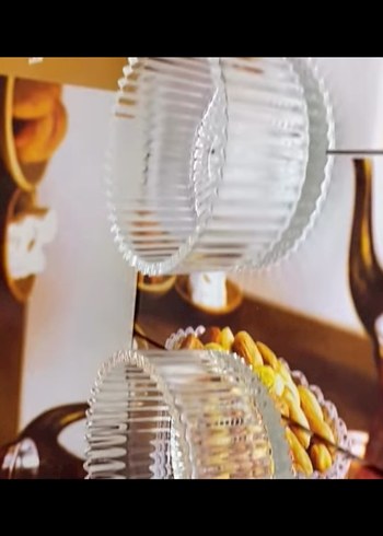 Altın Renkli Cam Saklama Kabı Seti - Görsel 2