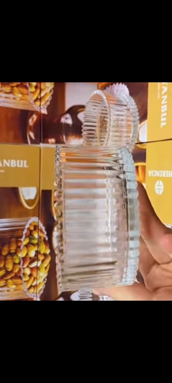 Altın Renkli Cam Saklama Kabı Seti - Görsel 4