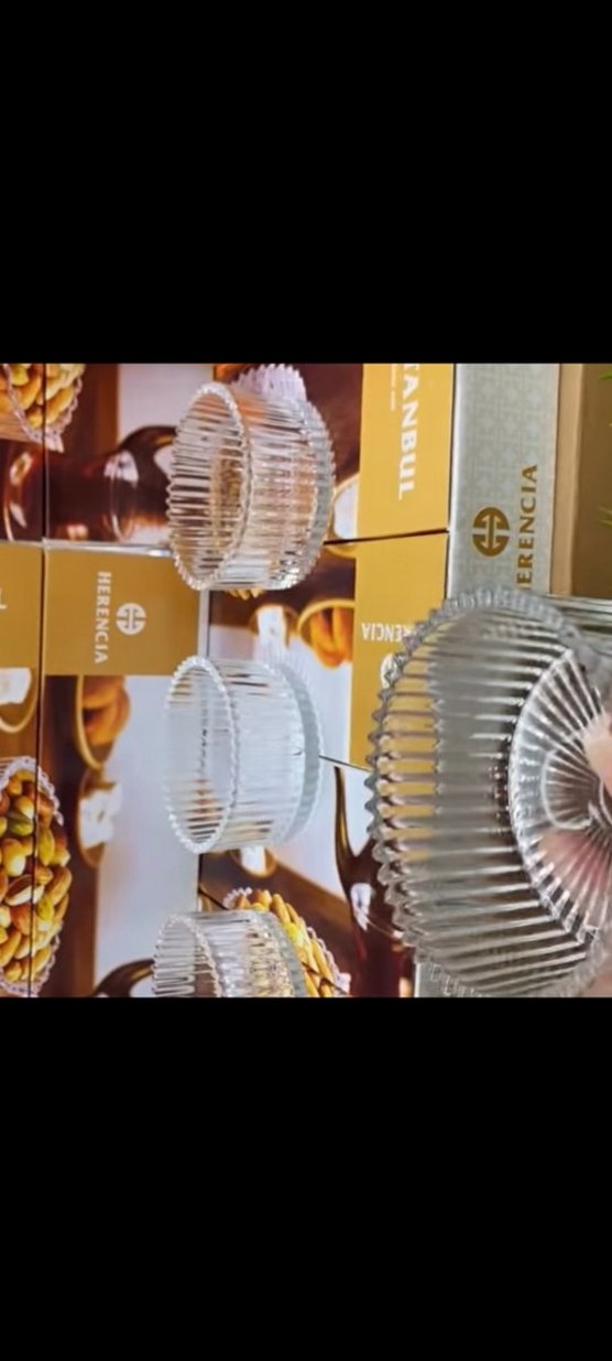 Altın Renkli Cam Saklama Kabı Seti - Görsel 3