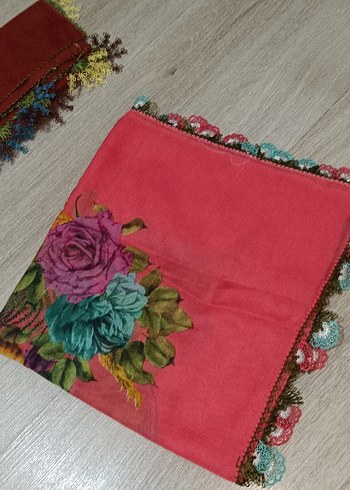 Bohem Tarz Mavi Kadın Şal - Görsel 7