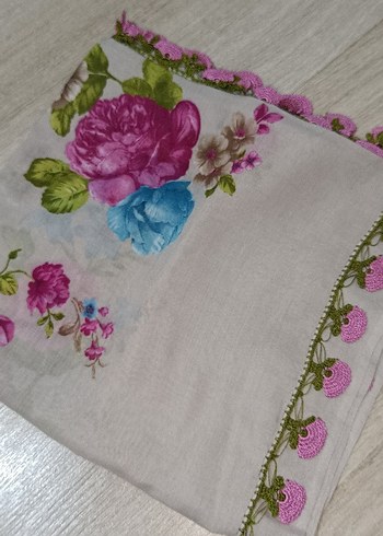 Bohem Tarz Mavi Kadın Şal - Görsel 4