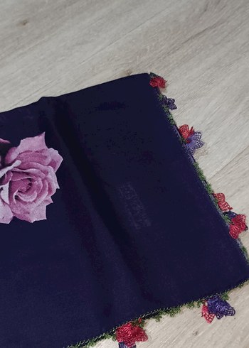 Fırfırlı Haki Bohem Kadın Fuları - Görsel 3