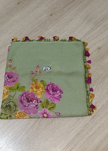 Fırfırlı Haki Bohem Kadın Fuları - Görsel 13