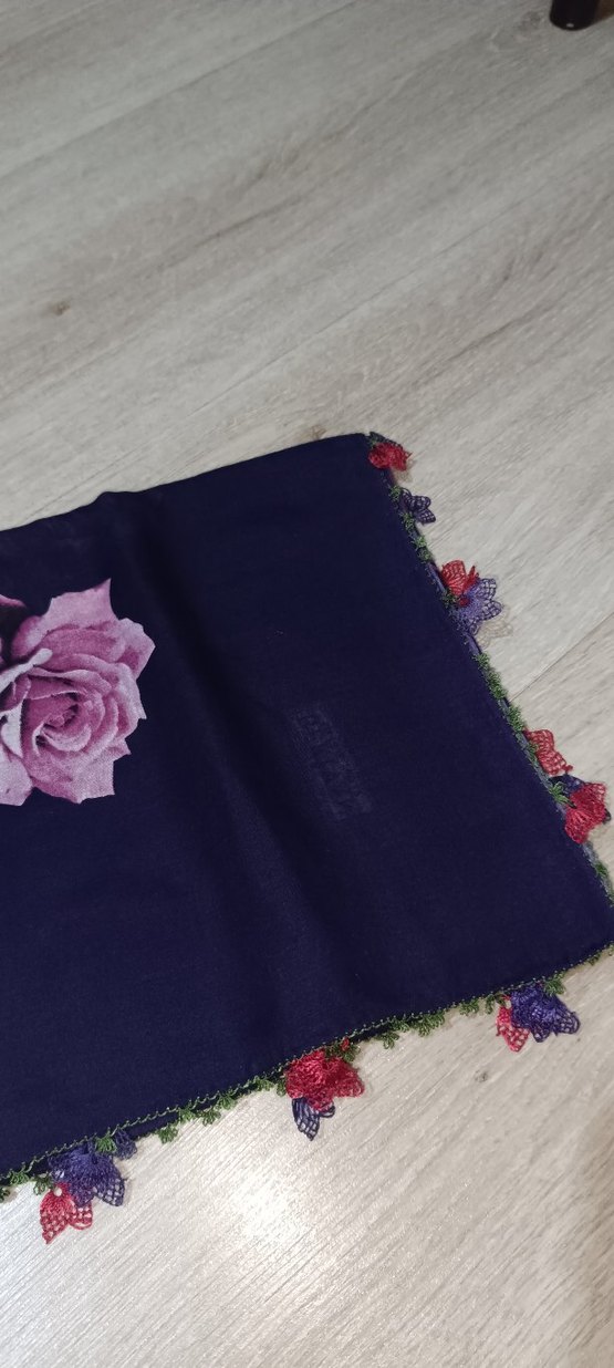 Fırfırlı Haki Bohem Kadın Fuları - Görsel 3