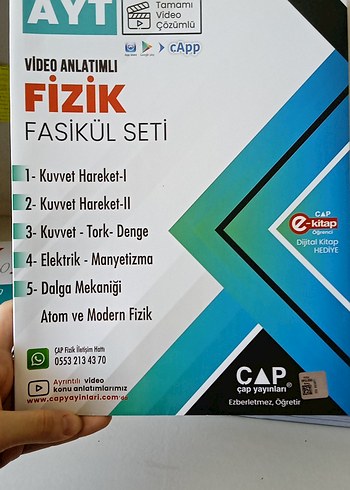 Çap AYT Fizik Seti