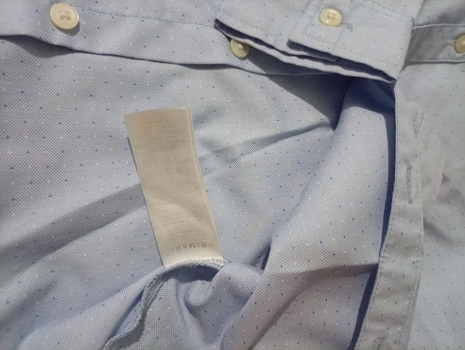 PRIMARK buz mavi Kollu Düğmeli Erkek Gömlek - Görsel 2