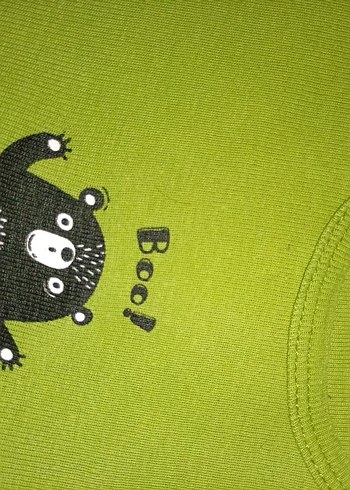 HELLO BABY Yeşil Desensiz Çocuk Uzun Kollu - Görsel 2