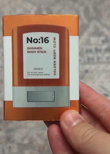 Isinoz No:16 Işıltılı Vücut Stick