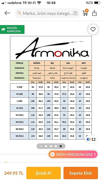 l Beden mor Renk Armonika marka uzun kollu mor gömlek