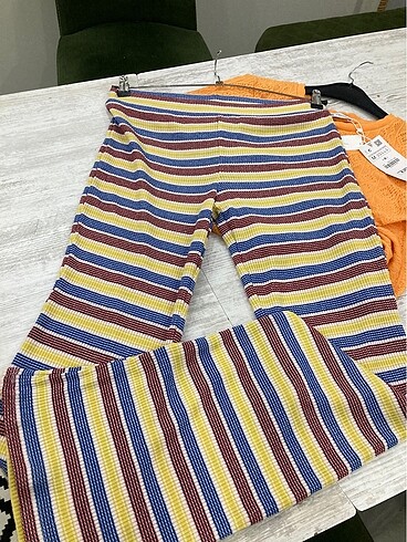 l Beden Zara hafif ispanyol renkli tayt pantalon
