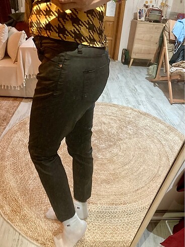 #Y2K# BEYMEN Vintage studio leopar deri pantolon - Görsel 13